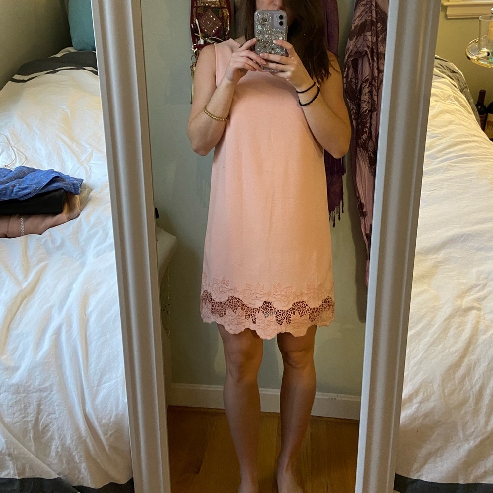 Great Work Dress With Lace Bottom
